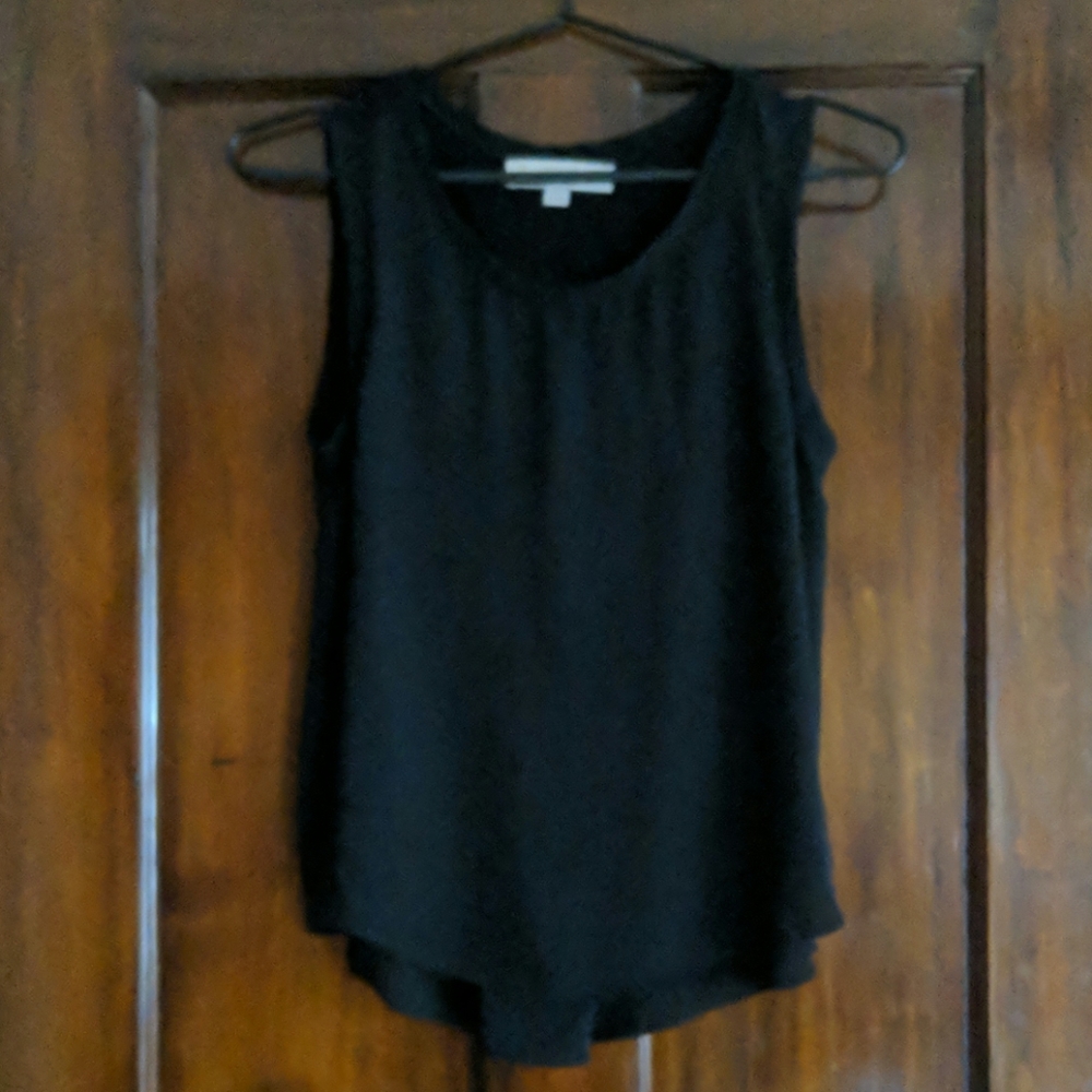 Ann Taylor LOFT Sleeveless Black Top